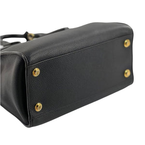 PM City Steamer Calfskin Black GHW