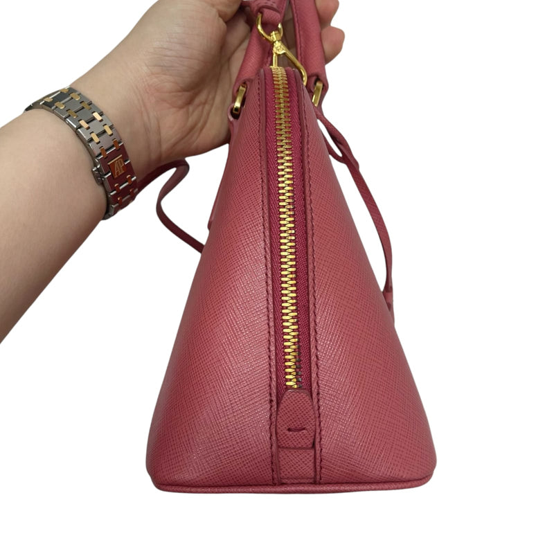 Prada Two-Tone Promenade Dome Bag