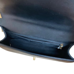 New Medium Boy Lambskin Black GHW