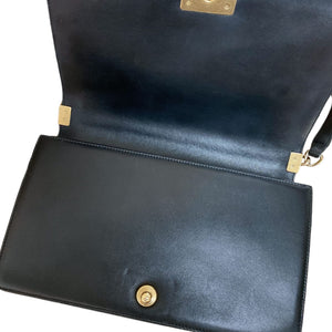 New Medium Boy Lambskin Black GHW
