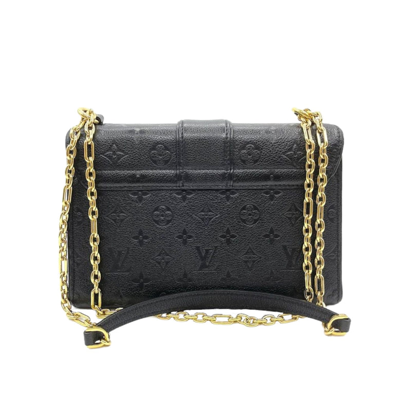 lv flap bag black