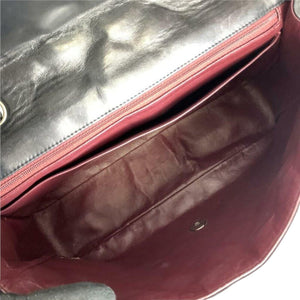Jumbo Classic Single Flap Quilted Lambskin Black SHW