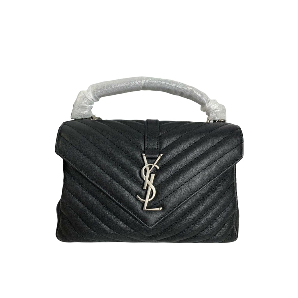 Chevron Quilted Medium College Black RHW
