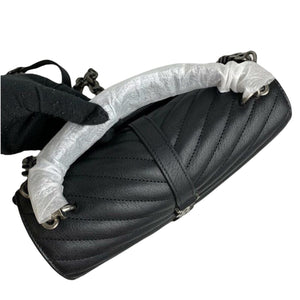 Chevron Quilted Medium College Black RHW