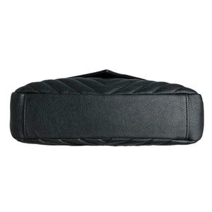 Chevron Quilted Medium College Black RHW