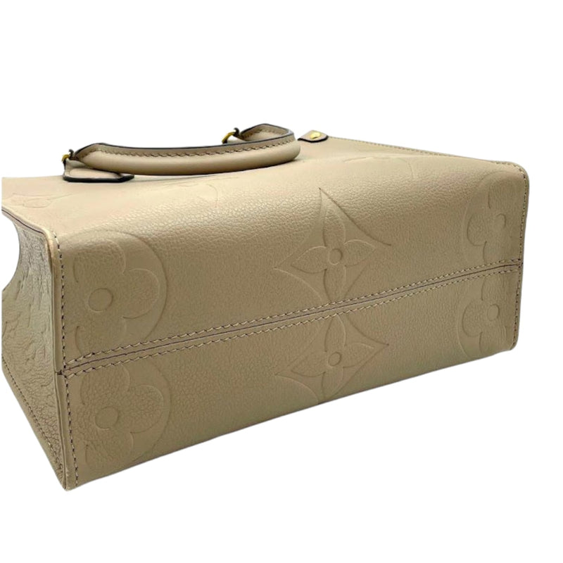 Louis Vuitton Onthego mm Turtledove Monogram Empreinte