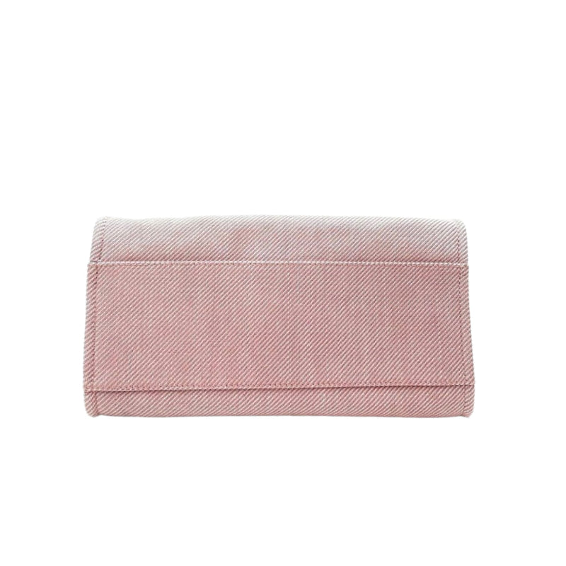 Medium Deauville Tote Mixed Fibers Rose Pink GHW