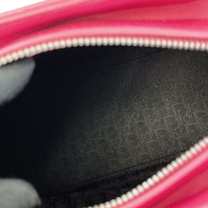 Medium Lady Dior Cannage Lambskin Red SHW
