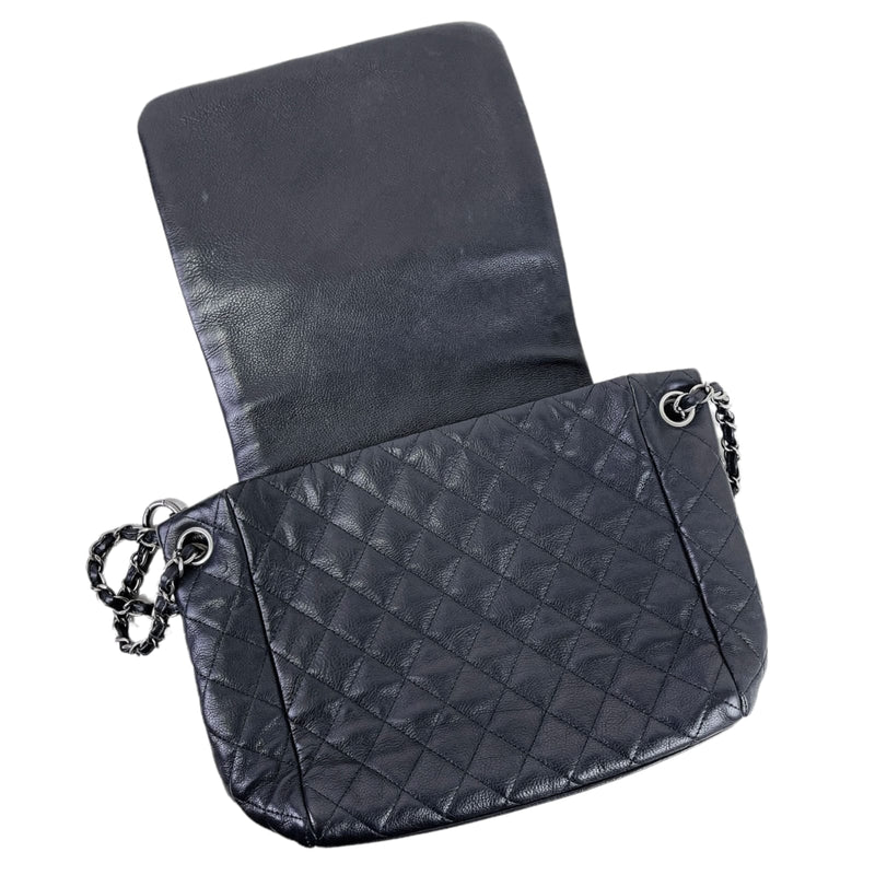 CC Diamond Quilted Flap Black SHW