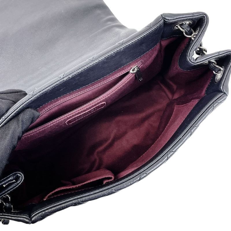 CC Diamond Quilted Flap Black SHW