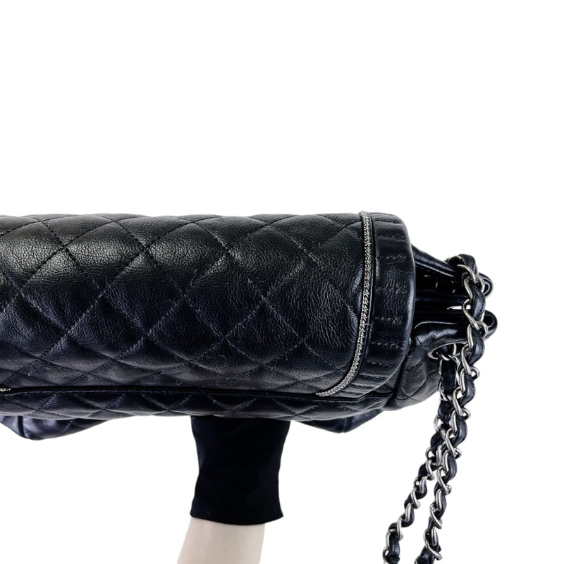 CC Diamond Quilted Flap Black SHW