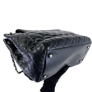 CC Diamond Quilted Flap Black SHW