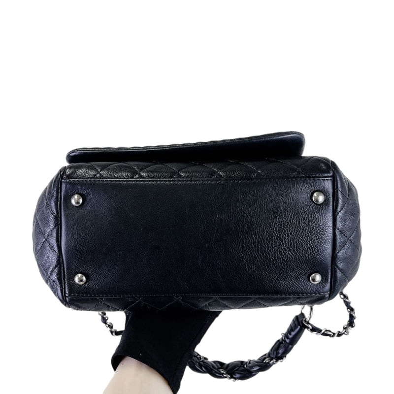 CC Diamond Quilted Flap Black SHW