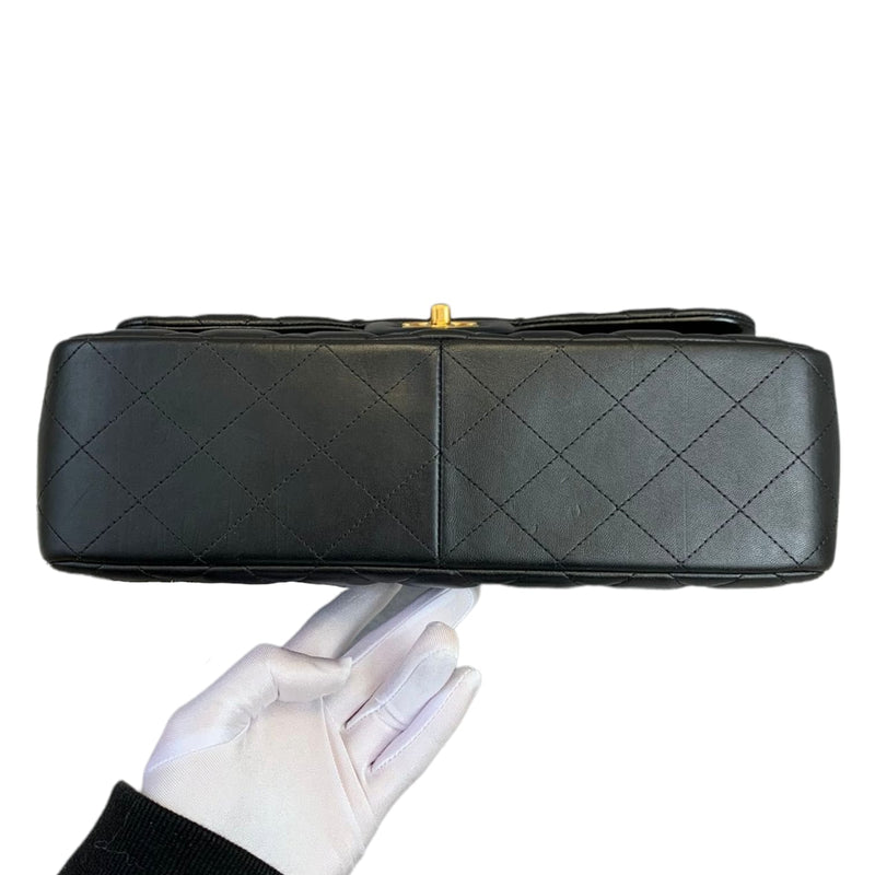 Classic Double Flap Jumbo Lambskin Black GHW