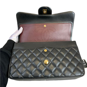 Classic Double Flap Jumbo Lambskin Black GHW