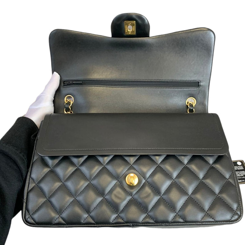 Classic Double Flap Jumbo Lambskin Black GHW