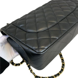 Classic Double Flap Jumbo Lambskin Black GHW
