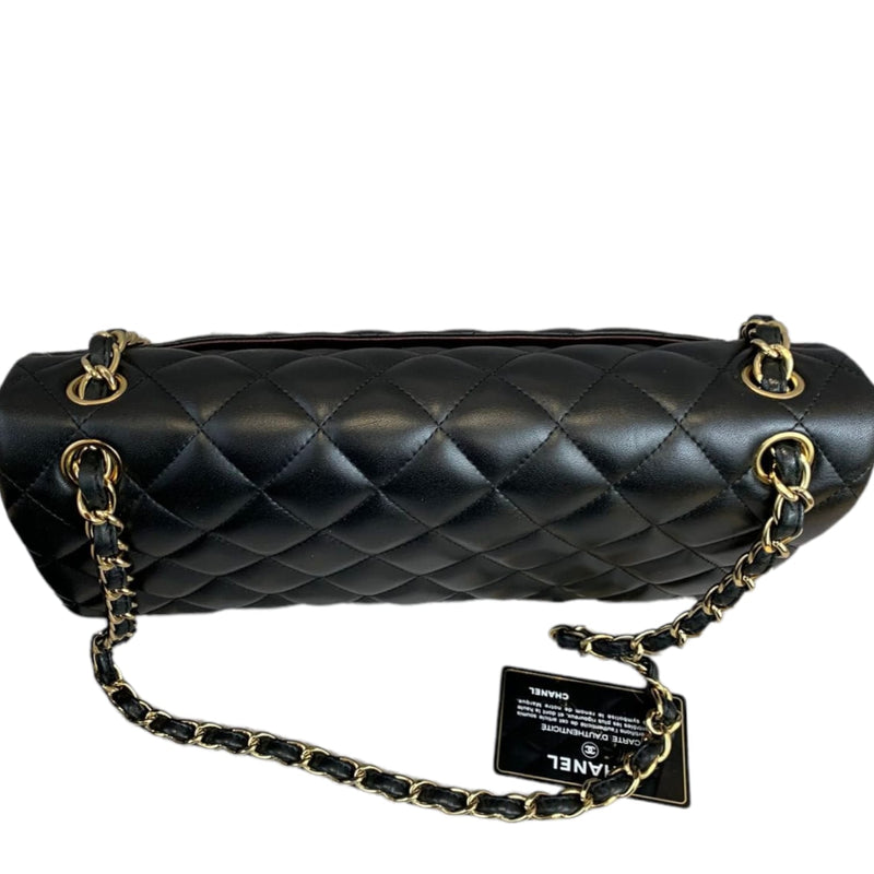 Classic Double Flap Jumbo Lambskin Black GHW