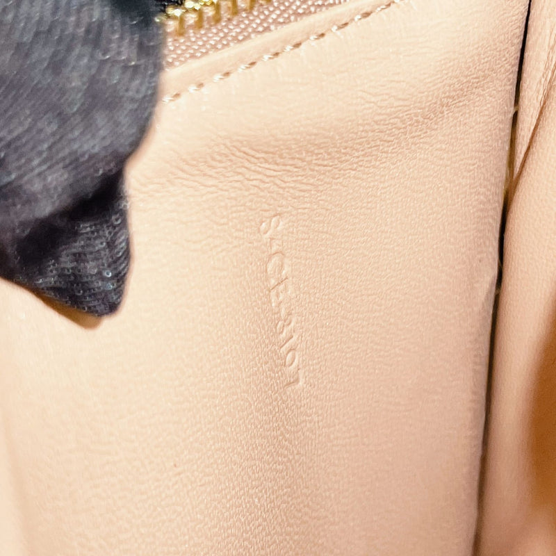 Medium Classic Box Calfskin Liégé Beige GHW