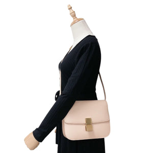 Medium Classic Box Calfskin Liégé Beige GHW