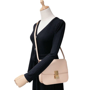 Medium Classic Box Calfskin Liégé Beige GHW
