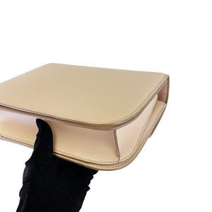Medium Classic Box Calfskin Liégé Beige GHW
