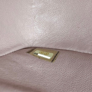 Medium Classic Double Flap Lambskin Light Pink GHW