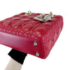 Small My Lady Dior Lambskin Red GHW