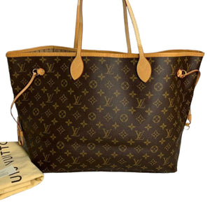 GM Neverfull Monogram Coated Canvas GHW