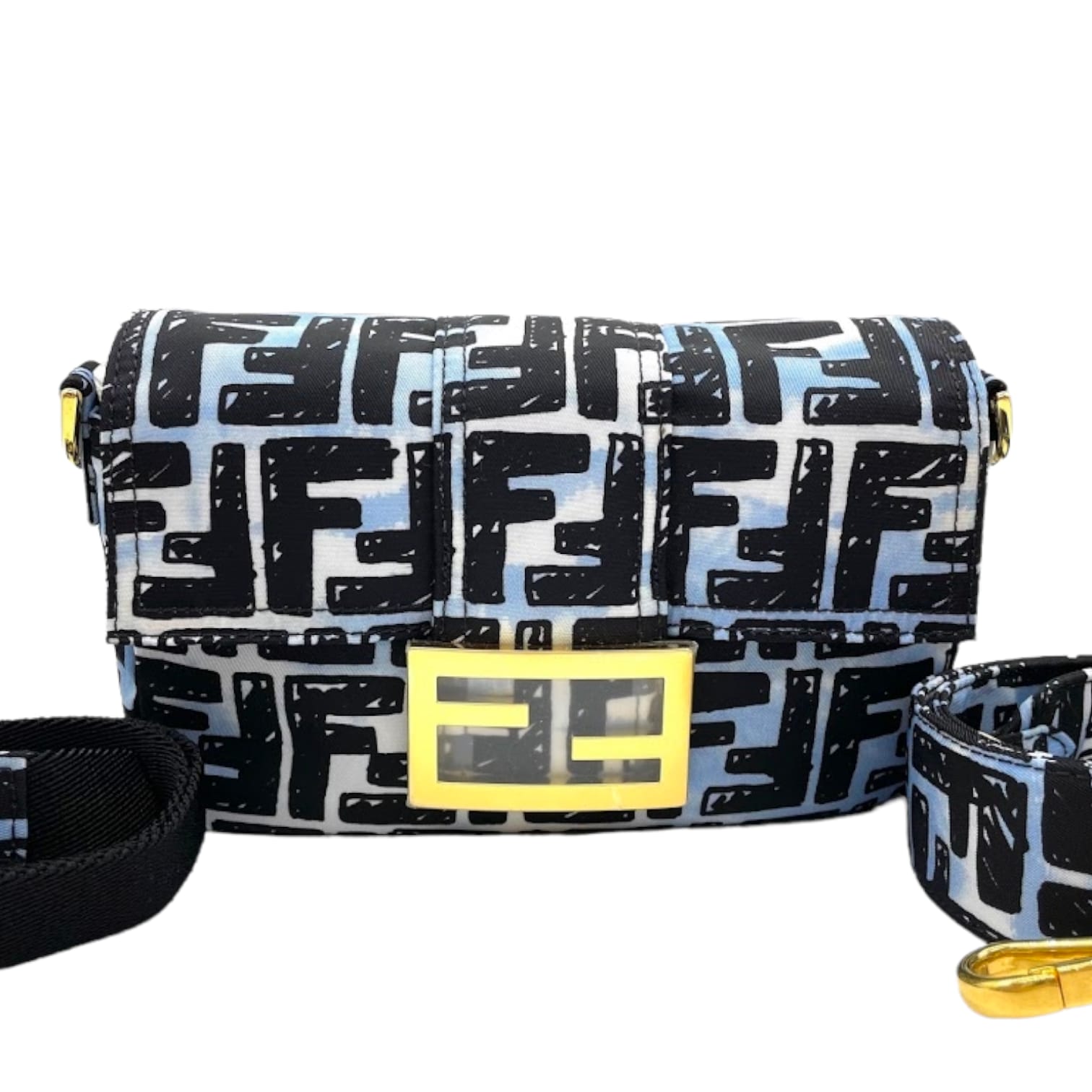 Fendi x Joshua Vides Baguette Crossbody GHW