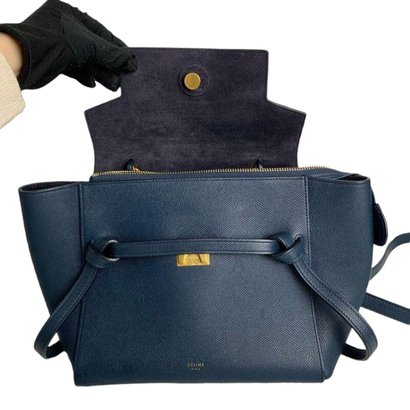 Micro Belt Bag Blue GHW