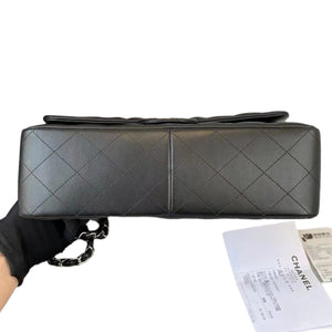 Jumbo Classic Double Flap Lambskin Black SHW