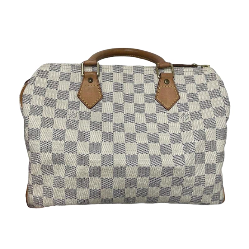 Speedy 30 Damier Azur Canvas GHW