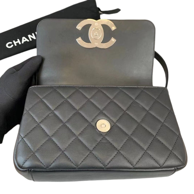 Chanel Caviar Quilted Small CC Filigree Flap Beige Black – Coco Approved  Studio