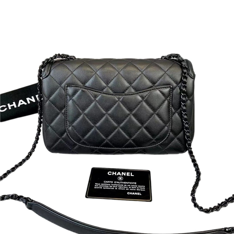 Small CC Filigree Flap Quilted Lambskin BHW