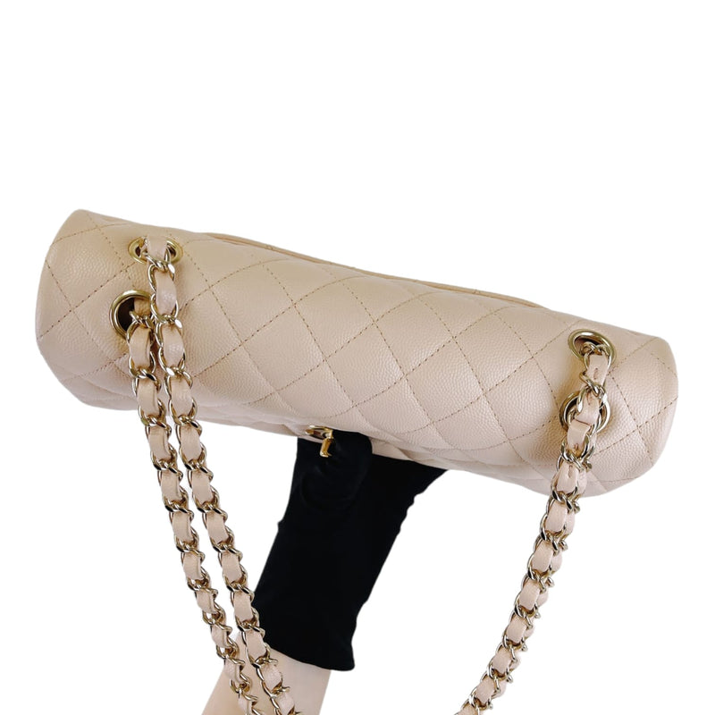 Chanel Mini Top Handle Vanity With Chain Black Lambskin Gold