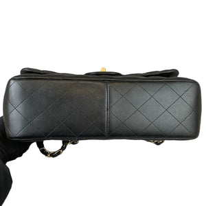 Jumbo Classic Double Flap Lambskin Black GHW