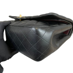 Jumbo Classic Double Flap Lambskin Black GHW