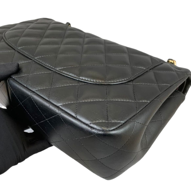 Jumbo Classic Double Flap Lambskin Black GHW