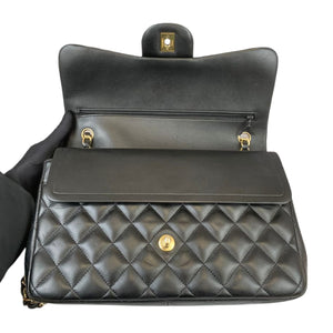 Jumbo Classic Double Flap Lambskin Black GHW