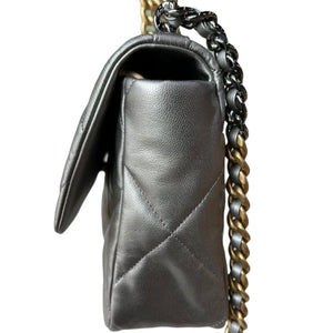 Large 19 Lambskin Silver MHW