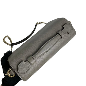 Interlocking GG Calfskin Leather Grey GHW