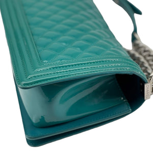 Old Medium Boy Patent Turquoise SHW