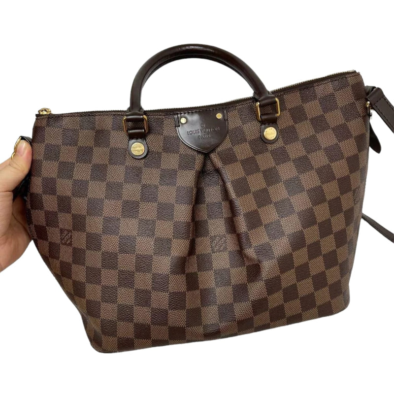 Louis Vuitton Siena MM Shoulder Bag Damier Ebene GHW