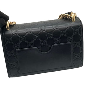 Small Padlock Signature Black GHW