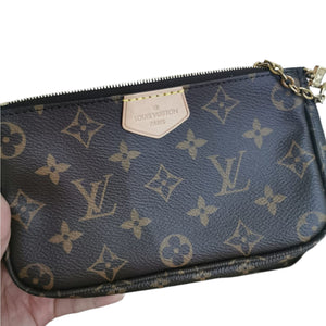 Monogram Multi Pochette Accessoires Khaki GHW