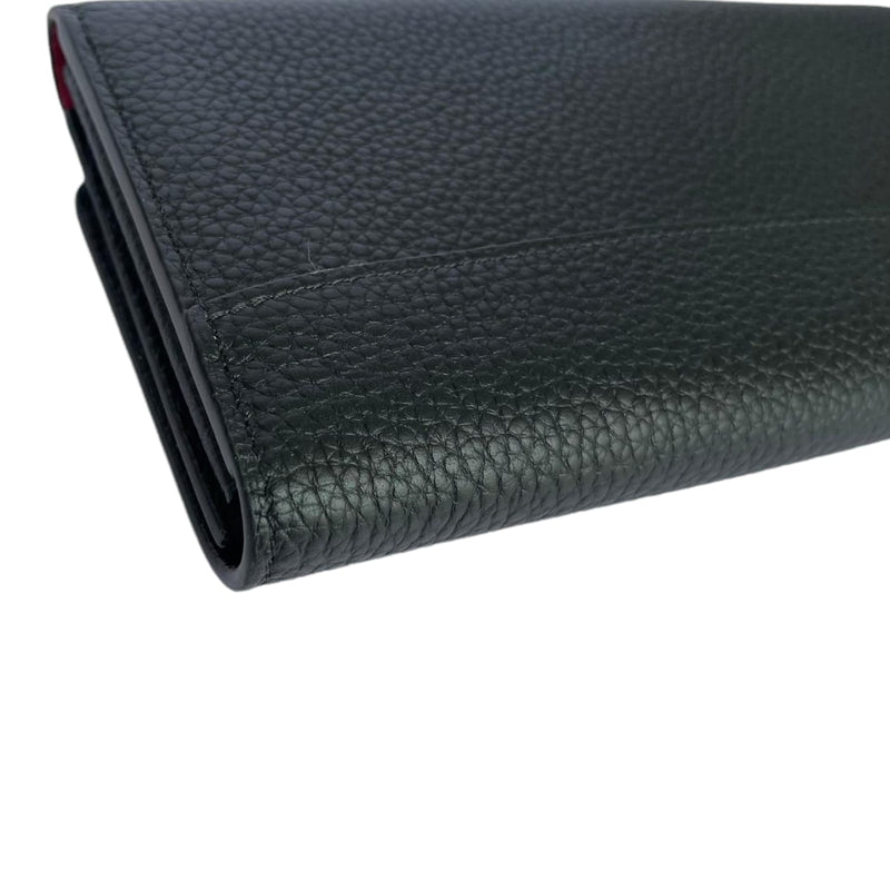 Capucines Wallet Taurillon Black GHW