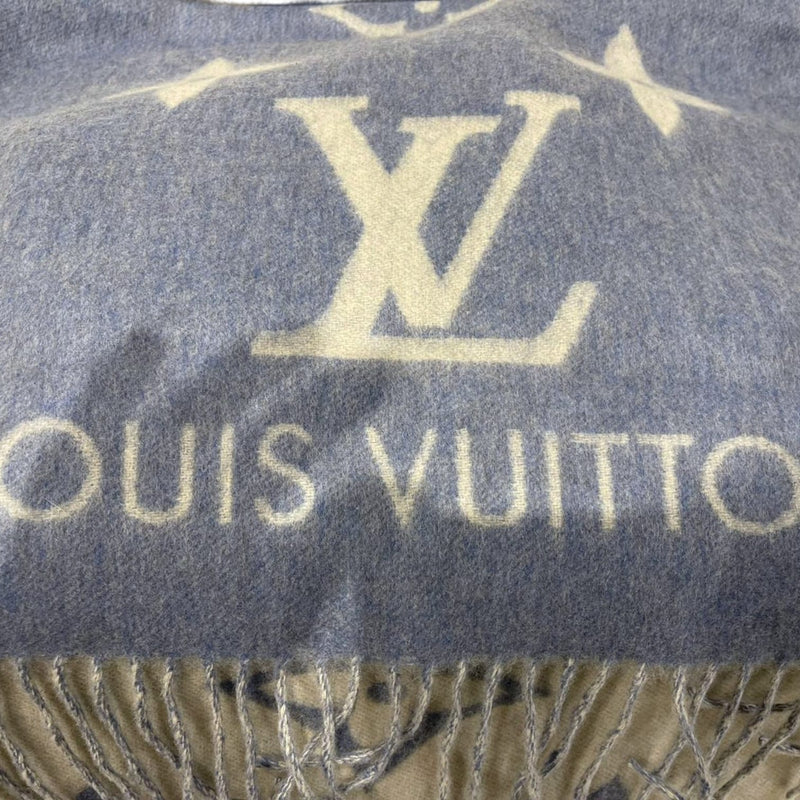 Louis Vuitton Monogram Reykjavik Cashmere Scarf - Blue Scarves and Shawls,  Accessories - LOU812146