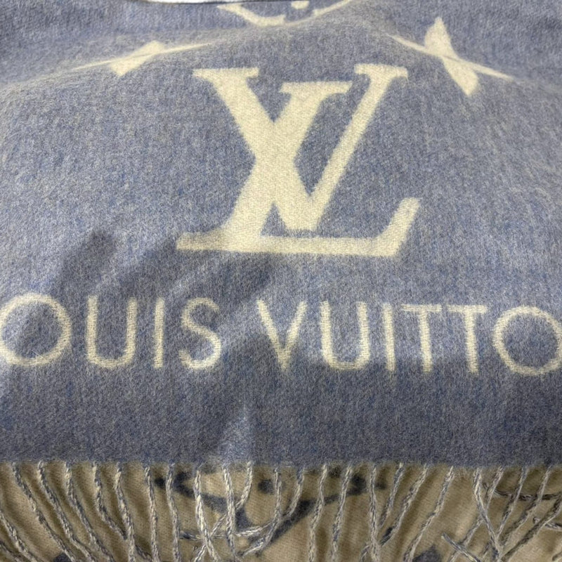 Louis Vuitton Pattern Print, Red Reykjavik Cashmere Scarf