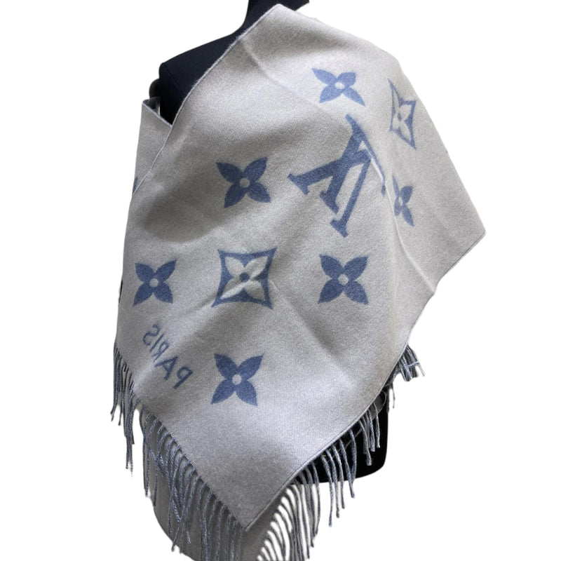 Louis Vuitton Cold Reykjavik Scarf, Blue, One Size